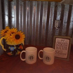 2 Starbucks Coffee Mugs